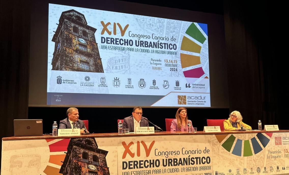 Más de 350 expertos y profesionales participan en el XIV Congreso Canario de Derecho Urbanístico